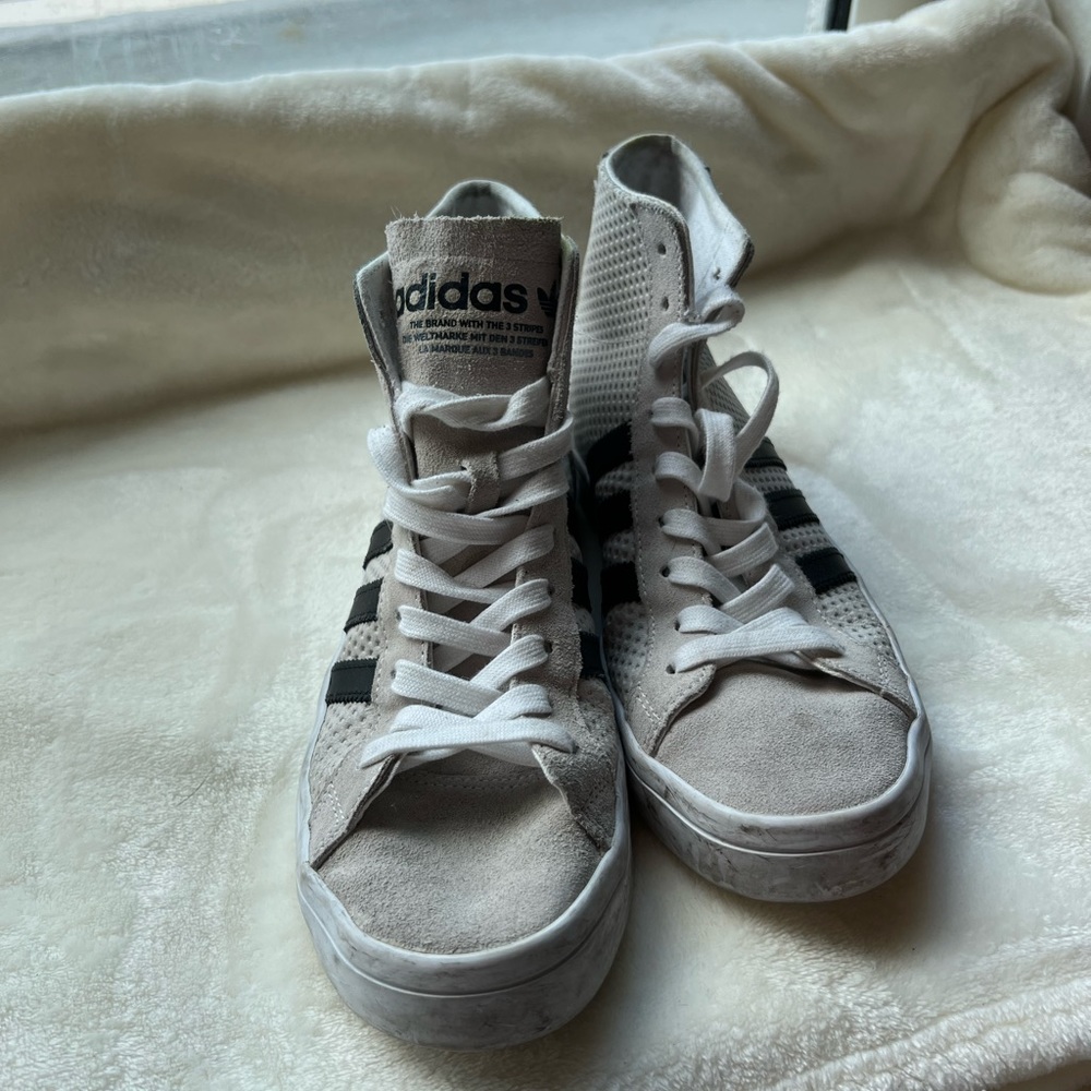 Light Gray High Top Adidas